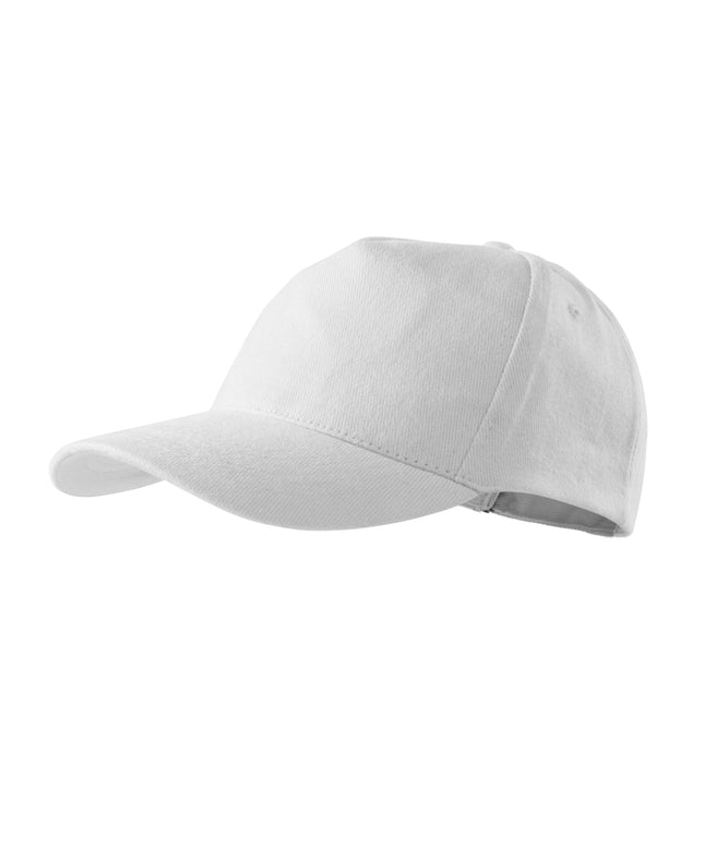 5P şapcă unisex alb reglabilă