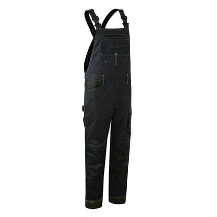 Pantaloni cu pieptar BARVA antracit , tercot - 4XL