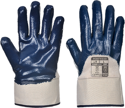 a301 Nitrile Safety Cuff Glove
