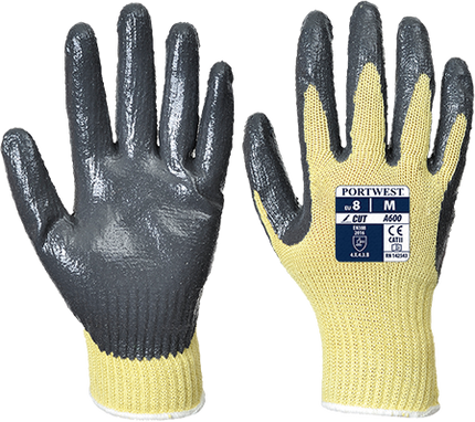 a600 Cut Nitrile Grip Glove
