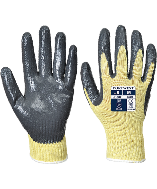 a600 Cut Nitrile Grip Glove