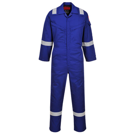 Combinezon ignifugat cu benzi reflectorizante Portwest AF73 ARAFLAME, 93% meta-aramid, 5% para-aramid, 2% fibra de carbon, 150 gr/mp