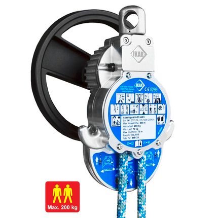 Dispozitiv de salvare si evacuare Vertiqual BISON ABS 4 WH