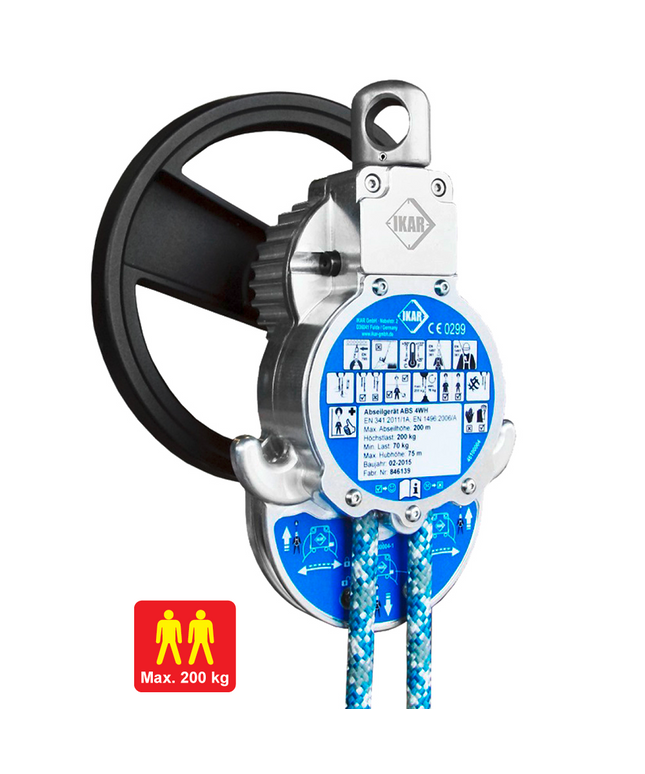 Dispozitiv de salvare si evacuare Vertiqual BISON ABS 4 WH