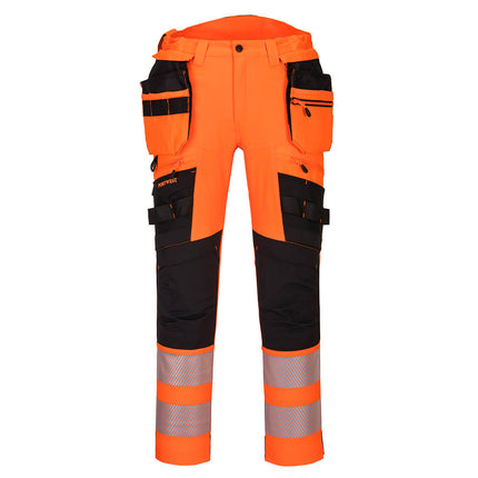 Pantaloni reflectorizanti Portwest DX442 DX4, cu buzunare detasabile, 92% poliester 8% elastan, 270g