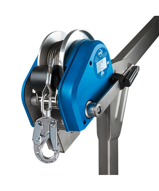 Troliu de salvare Vertiqual PLW, inox