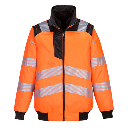 Jacheta reflectorizanta Portwest PILOT 3IN1 PW302, 55% bumbac, 45% poliester, 240g