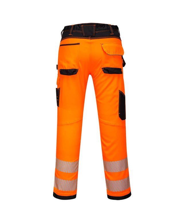 Pantaloni reflectorizanti Portwest HIVIS STRETCH PW303 PW3, 65% poliester, 33% bumbac, 2% elastan, 190g