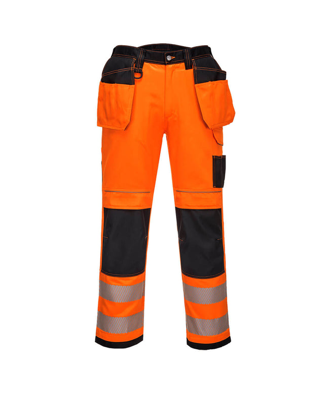 Pantaloni reflectorizanti Portwest STRETCH HOLSTER PW3 PW306, 65% poliester, 33% bumbac, 2% elastan, 245g