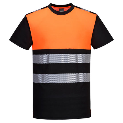Tricou clasic reflectorizant Portwest PW311 PW3 55% bumbac, 45% poliester, 175g