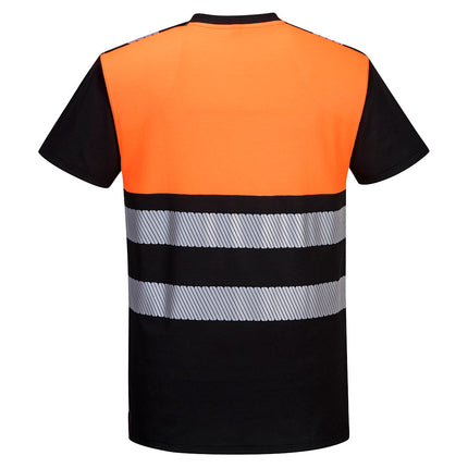 Tricou clasic reflectorizant Portwest PW311 PW3 55% bumbac, 45% poliester, 175g