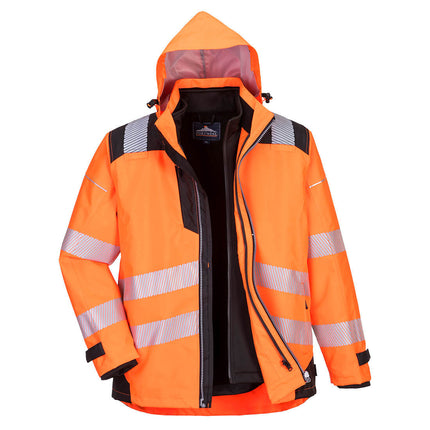 PW365 - Jachetă 3-în-1 HiVis PW3
