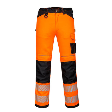 Pantaloni reflectorizanti dama Portwest PW385 PW3, 65% poliester, 33% bumbac, 2% elastan, 245g