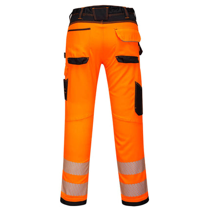 Pantaloni reflectorizanti dama Portwest PW385 PW3, 65% poliester, 33% bumbac, 2% elastan, 245g