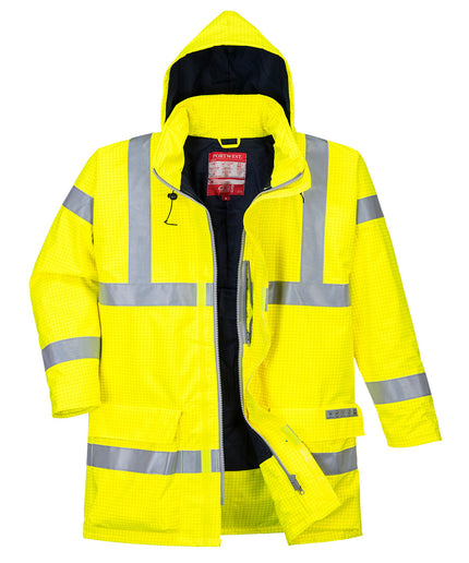 Bizflame Rain Hi-Vis Antistatic FR Jacket