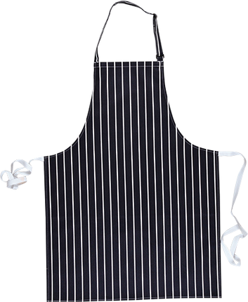 Sort cu pieptar Portwest BUTCHERS S839, pentru macelari, 100% bumbac, 280g