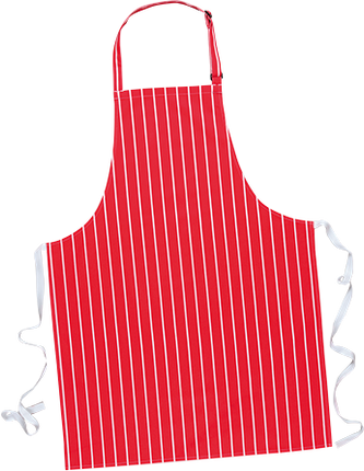 Sort cu pieptar Portwest BUTCHERS S839, pentru macelari, 100% bumbac, 280g