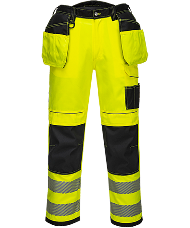 Pantaloni reflectorizanti Portwest HOLSTER T501 PW, 65% poliester, 35% bumbac, 300g