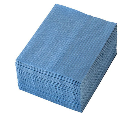 Lavete  speciala Profix® Alpha Blue, amestec fibre celuloza cu poliester, pliate Z, albastre, dimensiune: 29*36 cm, 50 portii/pachet