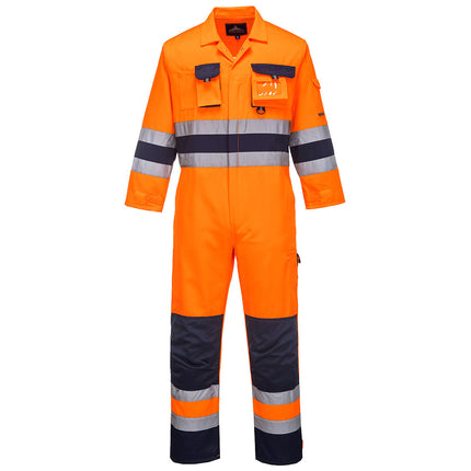 Combinezon reflectorizant Portwest TX55 NANTES, 65% poliester, 35% bumbac, 245 gr/mp-APROV 12.04 SI 03.05
