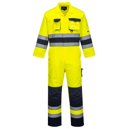 Combinezon reflectorizant Portwest TX55 NANTES, 65% poliester, 35% bumbac, 245 gr/mp-APROV 12.04 SI 03.05