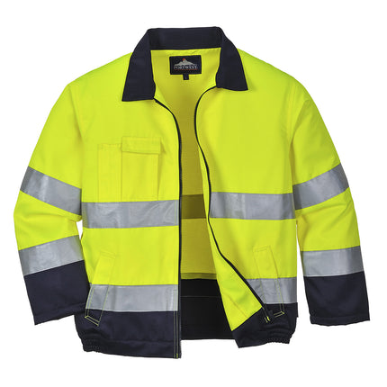 Jacheta reflectorizanta Portwest MADRID TX70, 65% poliester, 35% bumbac 245 gr/mp