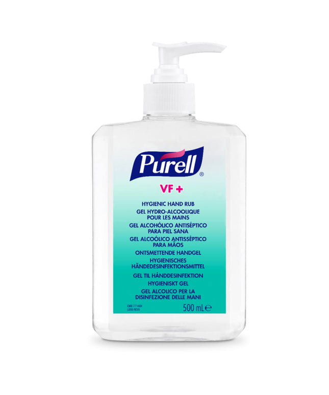Gel dezinfectant maini 80 % alcool etilic ( ethanol ) Gojo Purell VF+ , 500 ml, flacon cu pompita