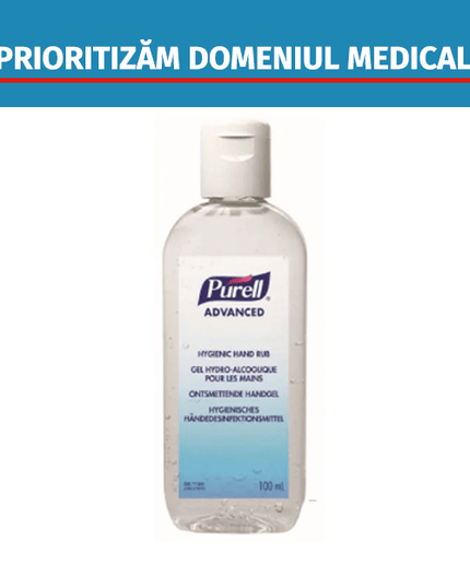 Dezinfectant maini gel Gojo Purell Advanced flacon 100 ml