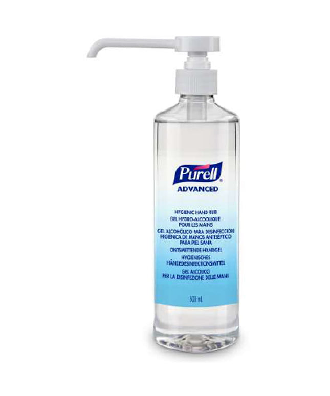 Dezinfectant maini gel Gojo Purell Advanced flacon cilindric 500 ml cu pompa dozatoare