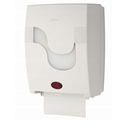 Dispenser prosoape rola autocut cu senzor Megamini Mastermatic culoare alb, ABS