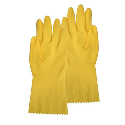 Manusi menaj galbene, latex - marimea M